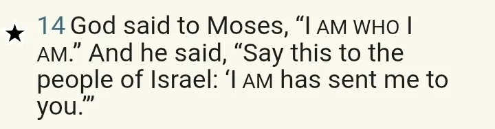 Source: Exodus 3:14 on Blue Letter Bible App