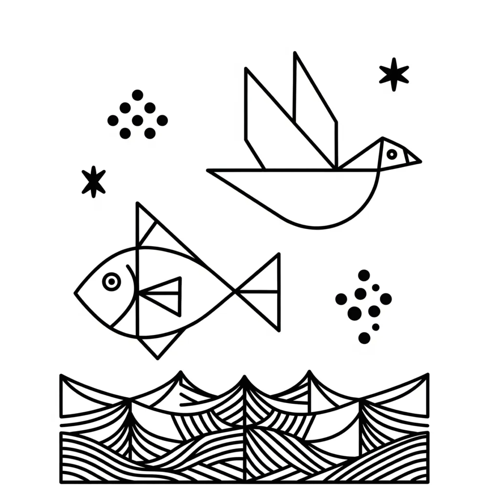 Fish and Bird Icon The Way
