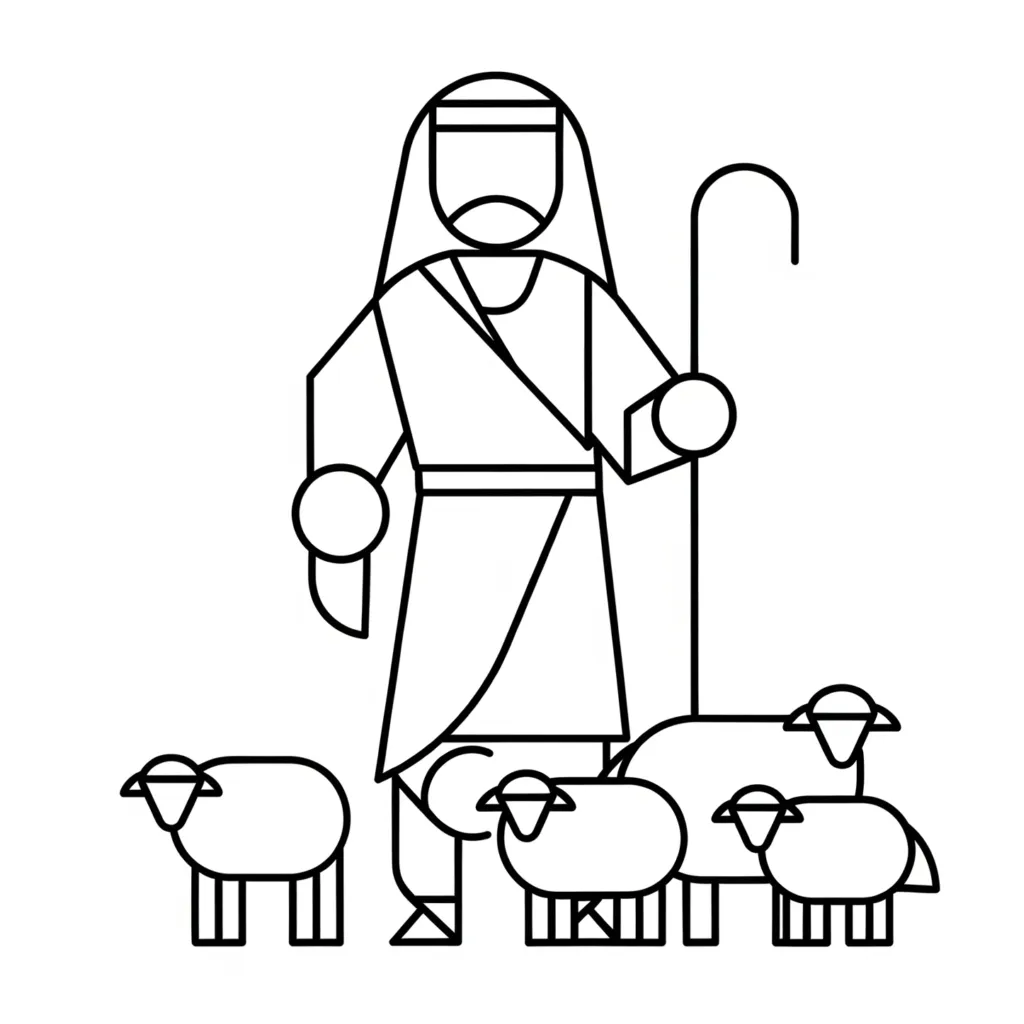 Shephed and Sheep Icon The Way